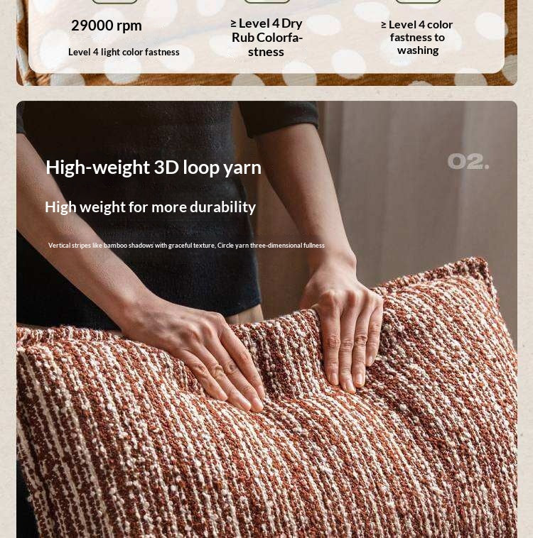 Fabric medieval style rocking chair