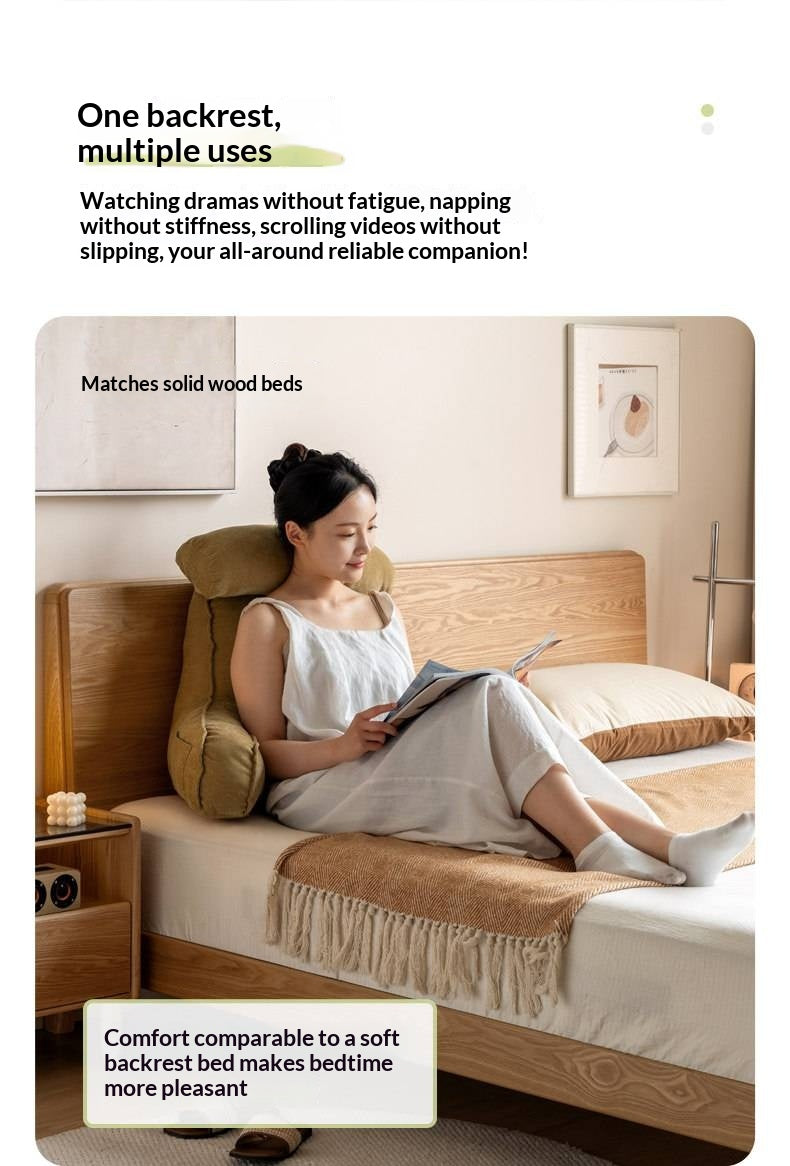 Bed Headboard with Upholstered Backrest Cushion