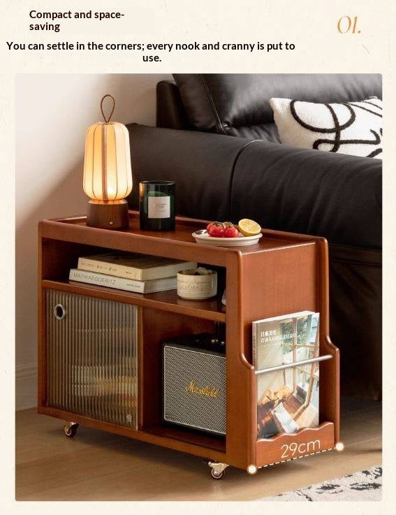 Oak, Poplar, Black Walnut Solid Wood Ancient Style Side Table