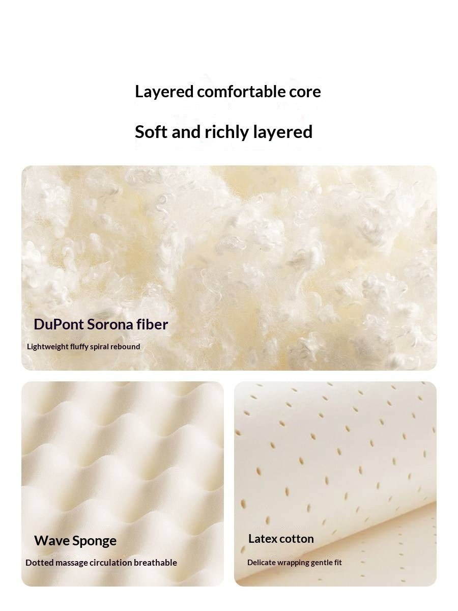 Zero-Glue Mattress 3D Breathable Thick Mattress Double Layer Independent Pocket Spring Back Support Mattress Cloud Cube Anti-mite Mattress 25 cm