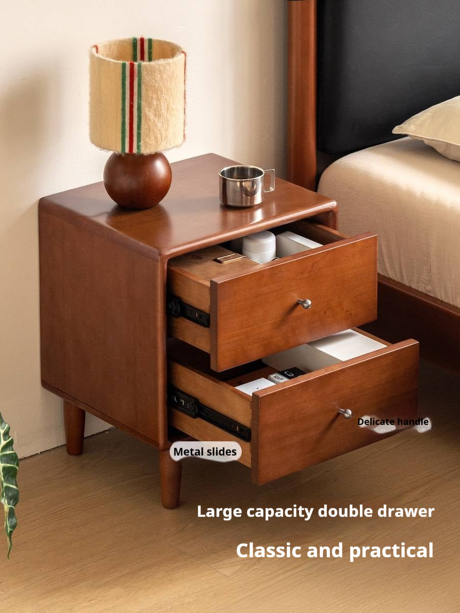 Poplar Solid Wood Antique Style Nightstand