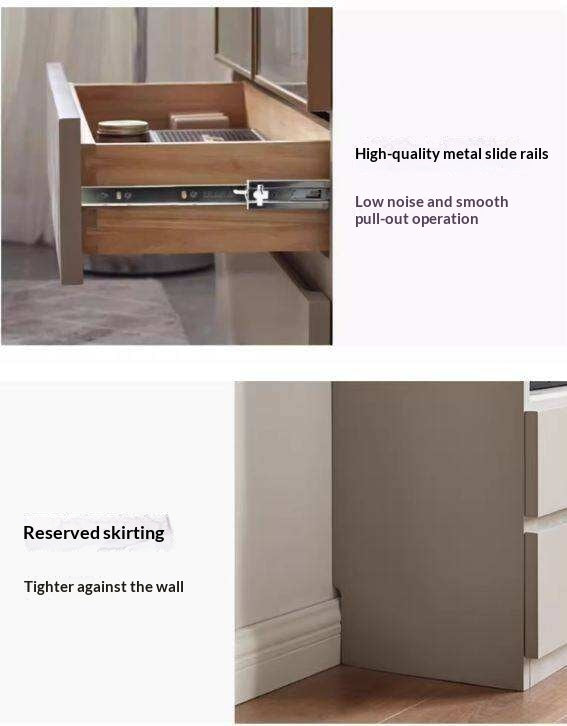 Solid RubberWood Combination Bookcase, Glass Door Cabinet