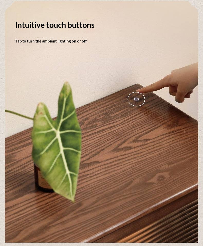 Ash Solid Wood Modern Minimalist TV Stand