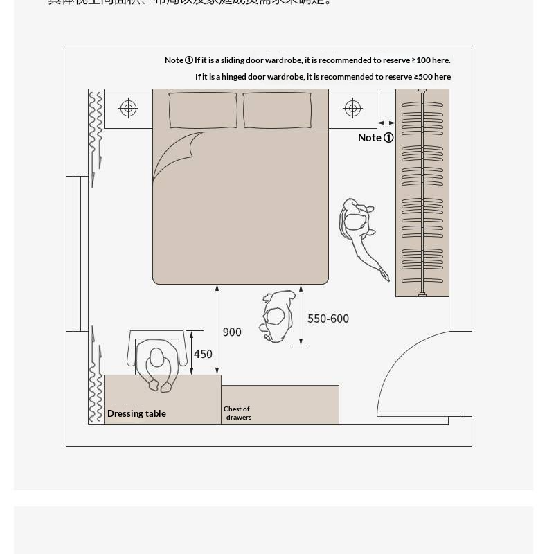 Genuine Leather Upholstered Bed — Black Large Bed, Italian Light Luxury Design