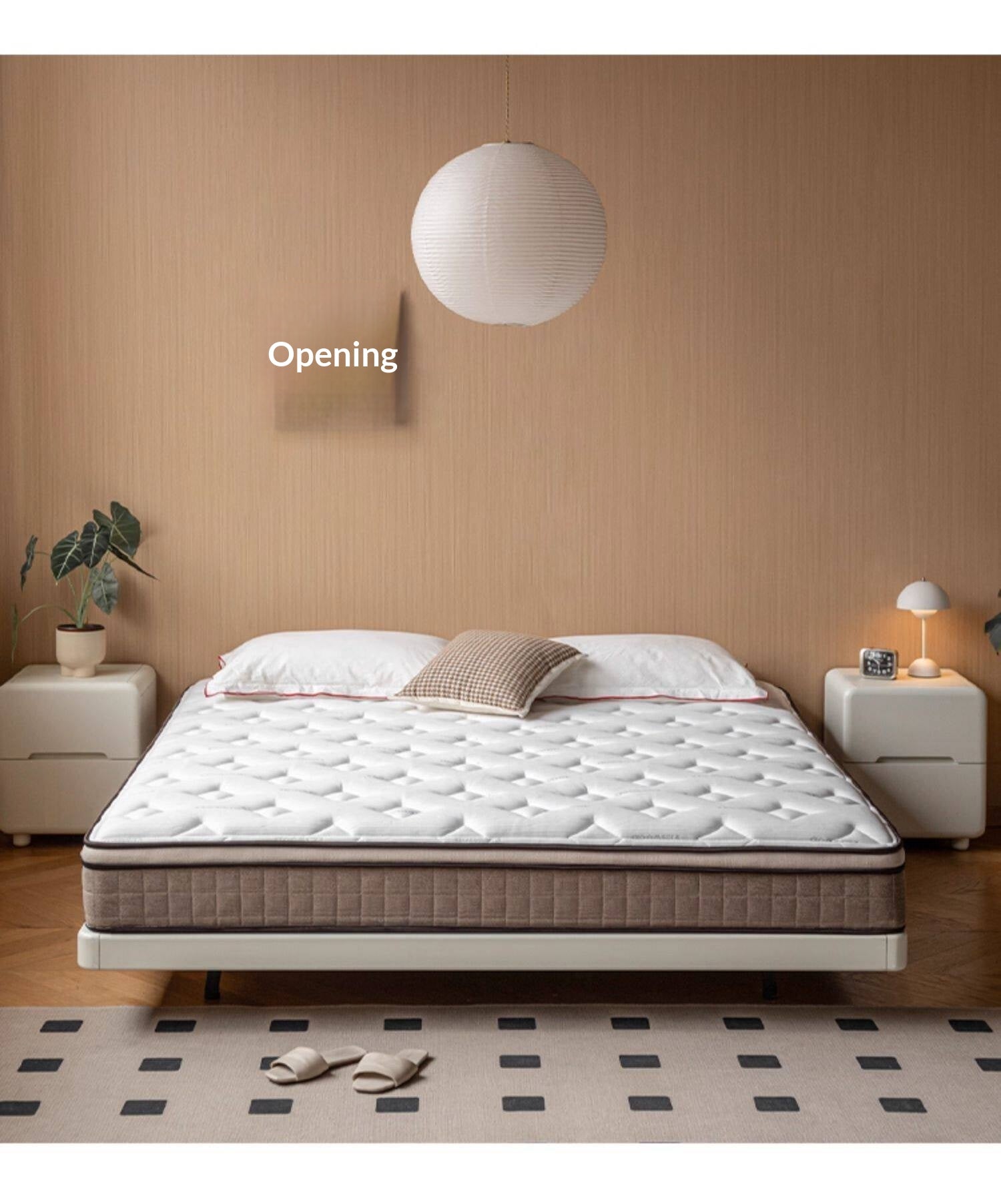 Zero-Glue Latex Mattress with Silver Ion, Soft Sponge, and Independent Spring