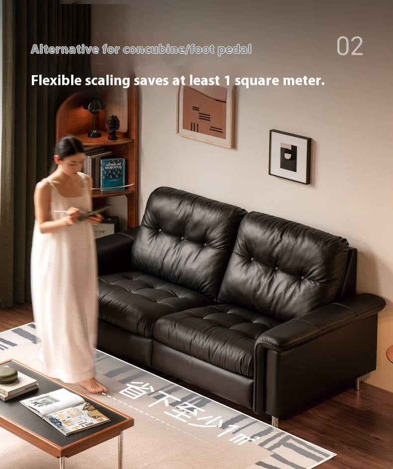 Genuine Leather Antique Style Electric Sofa