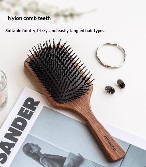 Nordic Beech Solid Wood Hair Care Cushion Comb