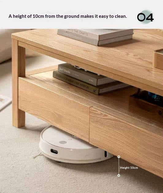 Oak, Ash Solid Wood Luxury Coffee Table