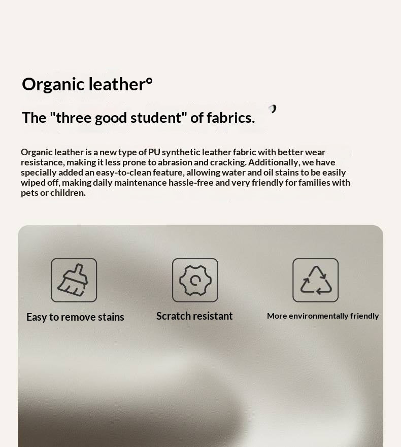 Organic Leather Soft Comfortable Italian Light Luxury Computer Chair