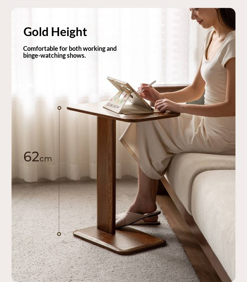 Oak Solid Wood Modern Minimalist Style Side Table