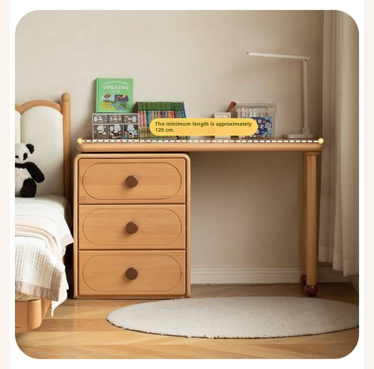 Beech Solid Wood Сhildren's Double Desk