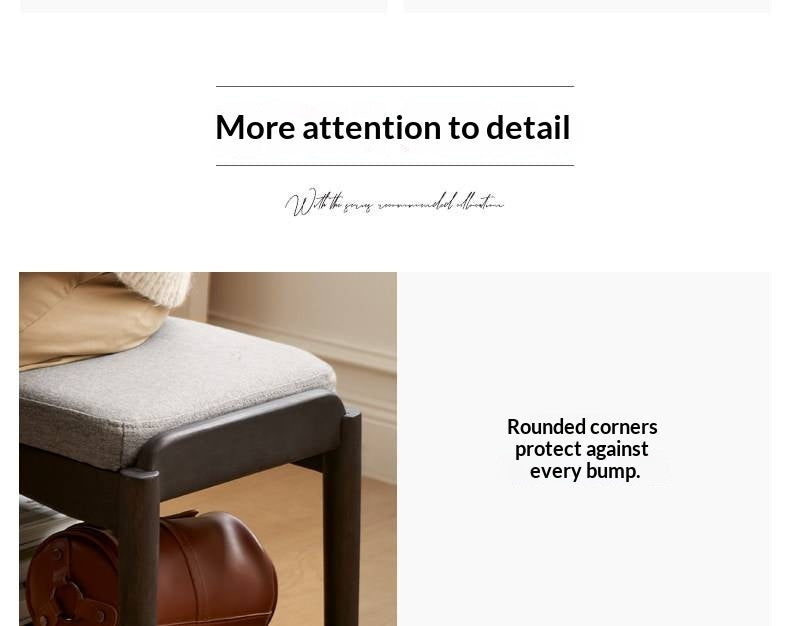 Oak Solid Wood Shoe Changing Bench