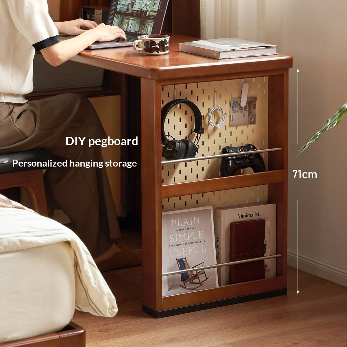 Poplar Solid Wood Antique Style Office Desk