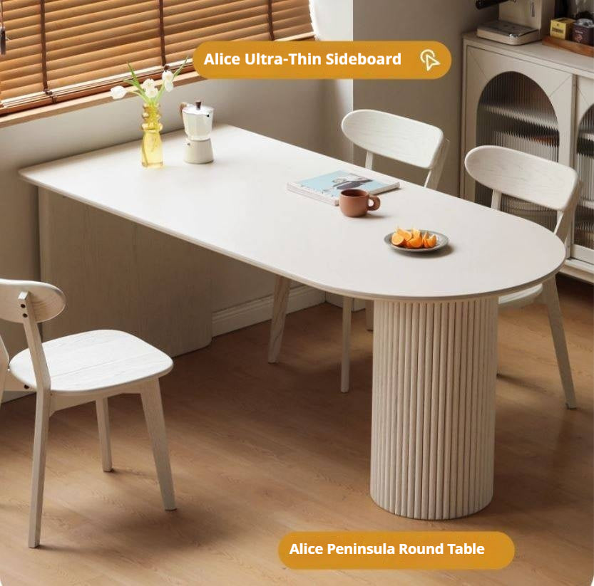 Set 2 pcs Suspended Bow Modern Dining Chair