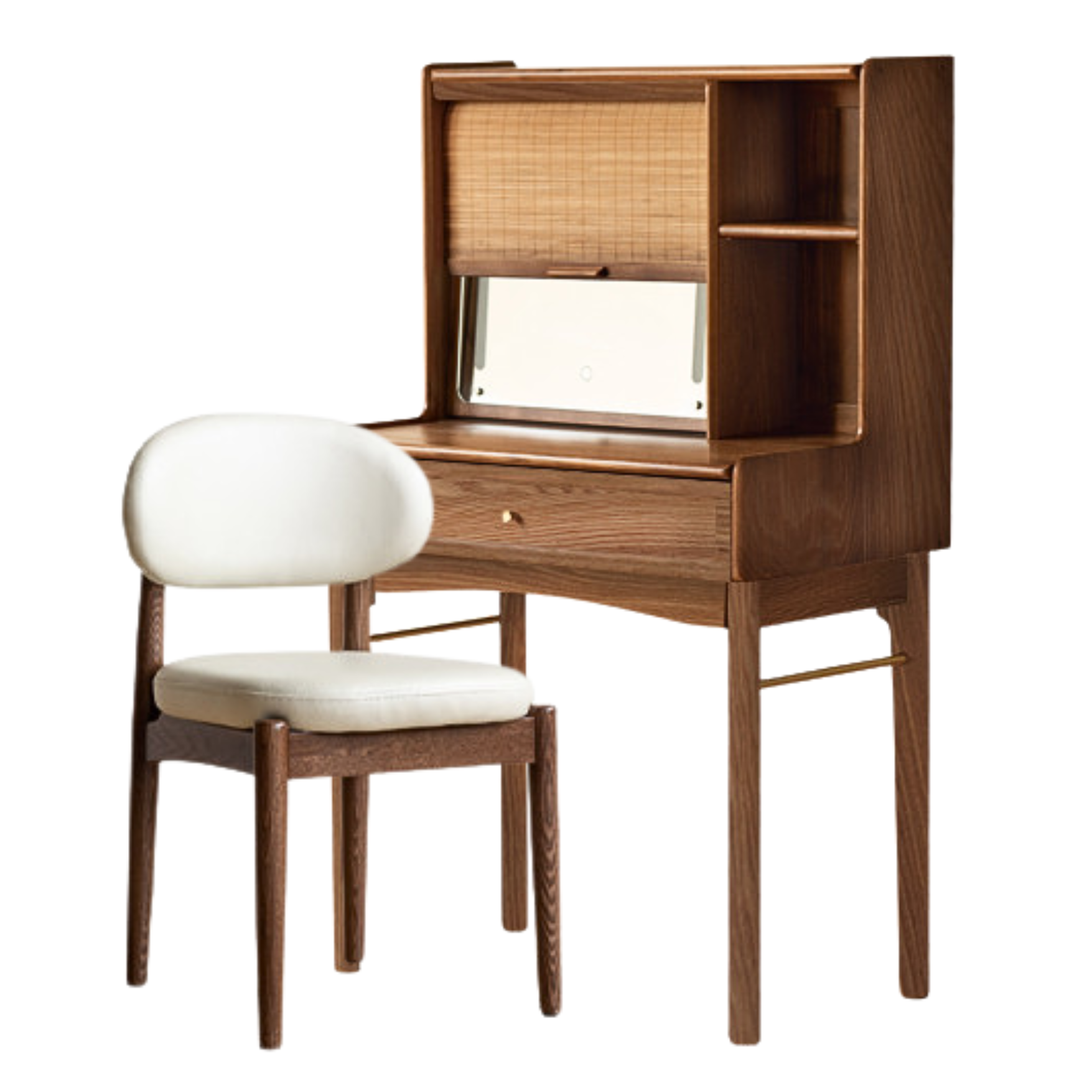 Ash, Oak, Black Walnut solid wood dressing table :