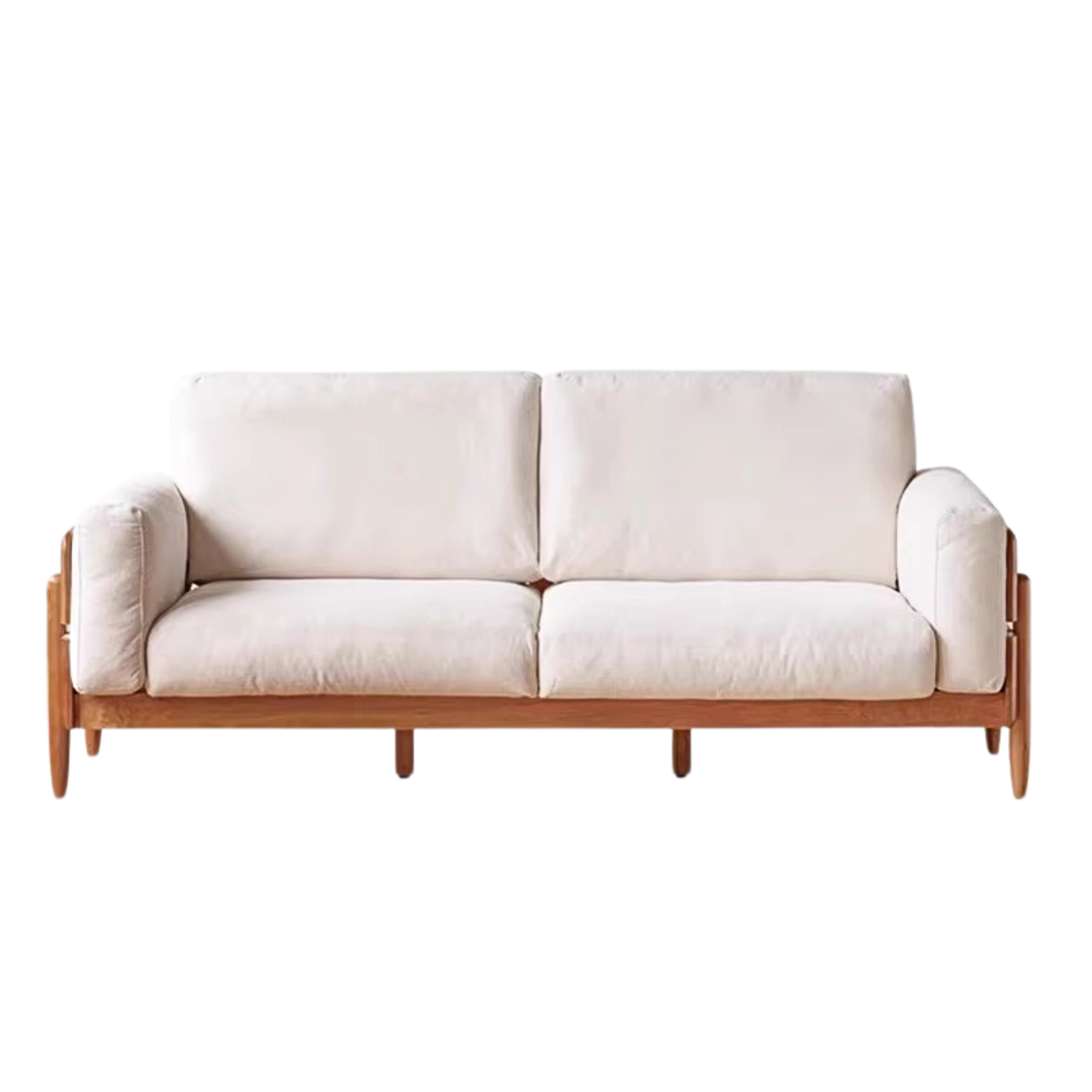 Cherry wood, oak solid wood antique style sofa: