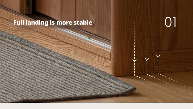 Oak, Ash Solid Wood Wardrobe Sliding Door.