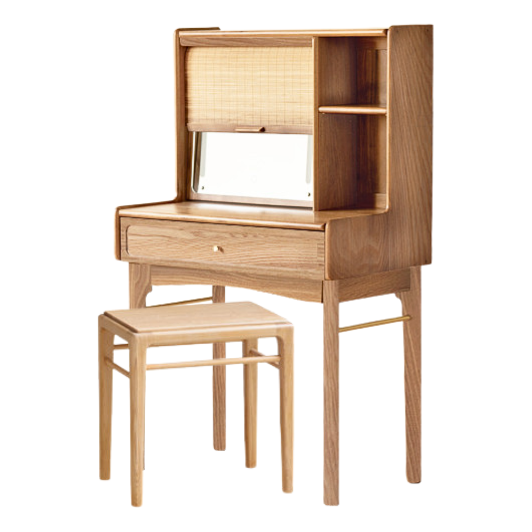 Ash, Oak, Black Walnut solid wood dressing table :