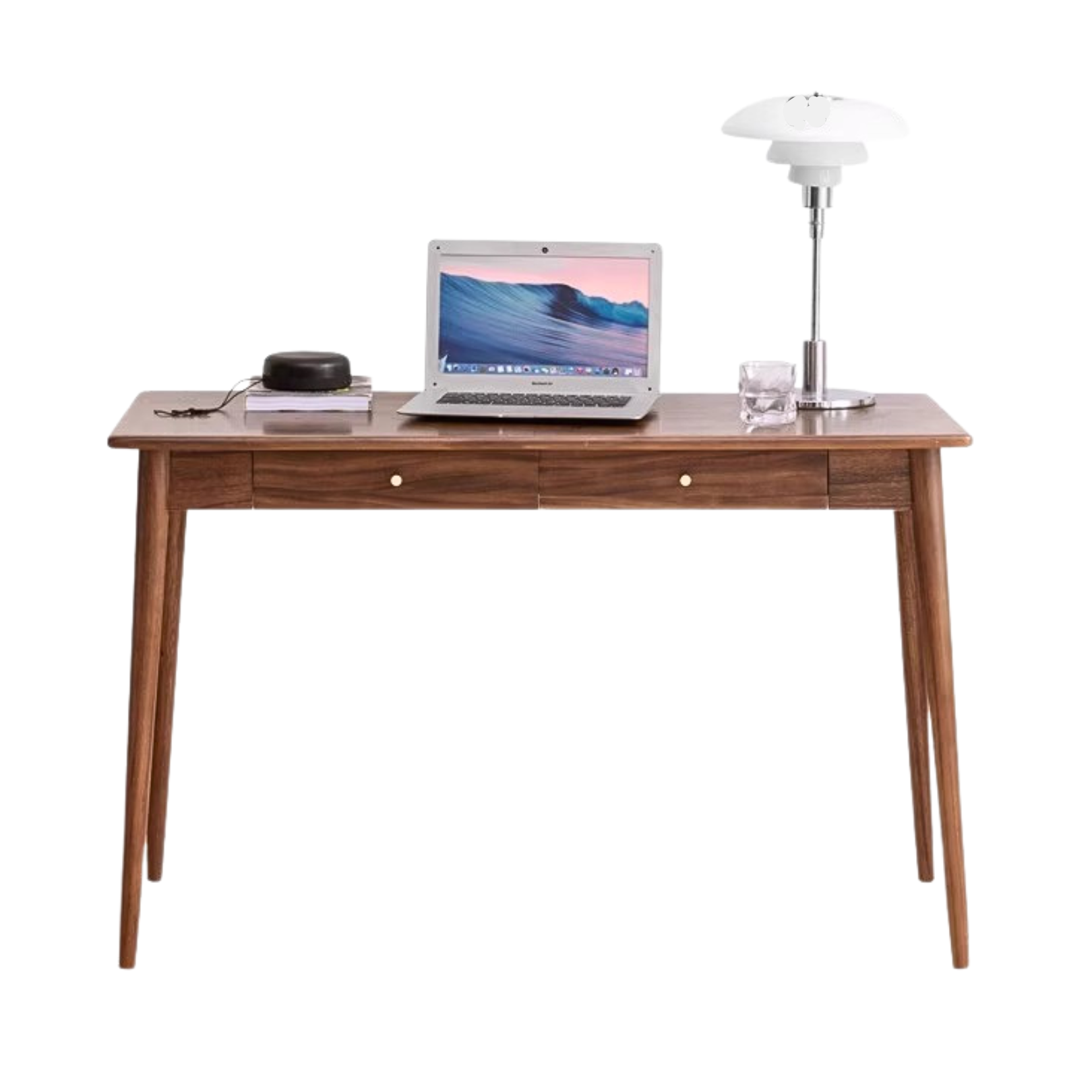 Black Walnut solid wood Office desk-