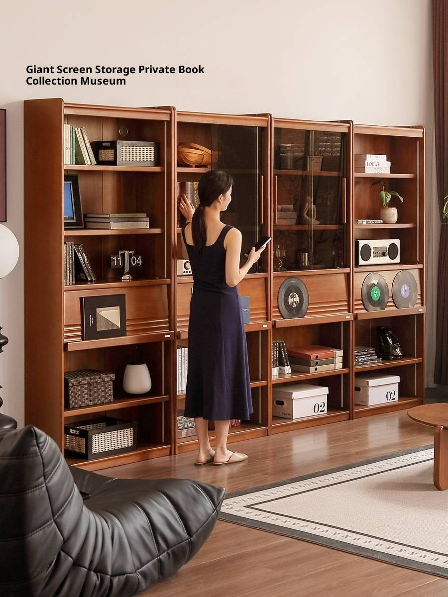 Black Walnut, Tulipwood Solid Wood Antique Style Bookshelf