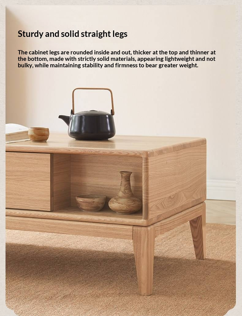 Ash Solid Wood New Style Modern Nordic Coffee Table