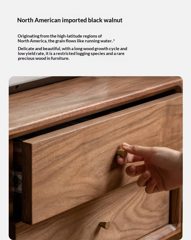 Black Walnut, Sandalwood TV Cabinet.