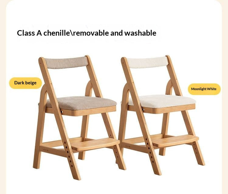 Beech Solid Wood Adjustable Kids Lift Chair