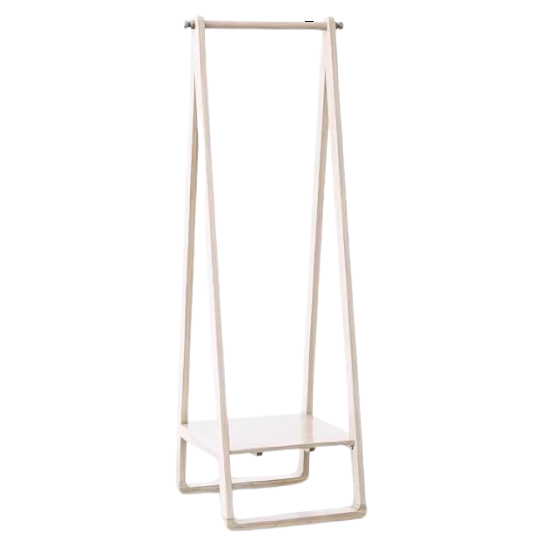 Oak solid wood clothes hangers rack: