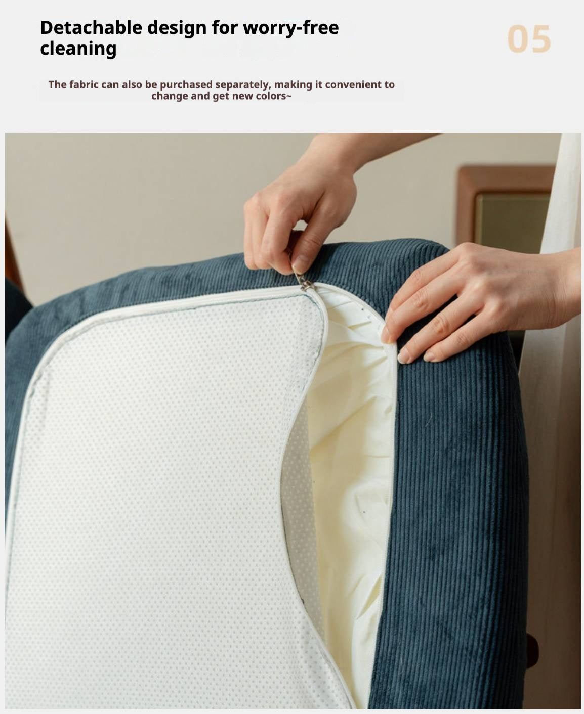 Beech Solid Wood Mid Century Rocking Chair