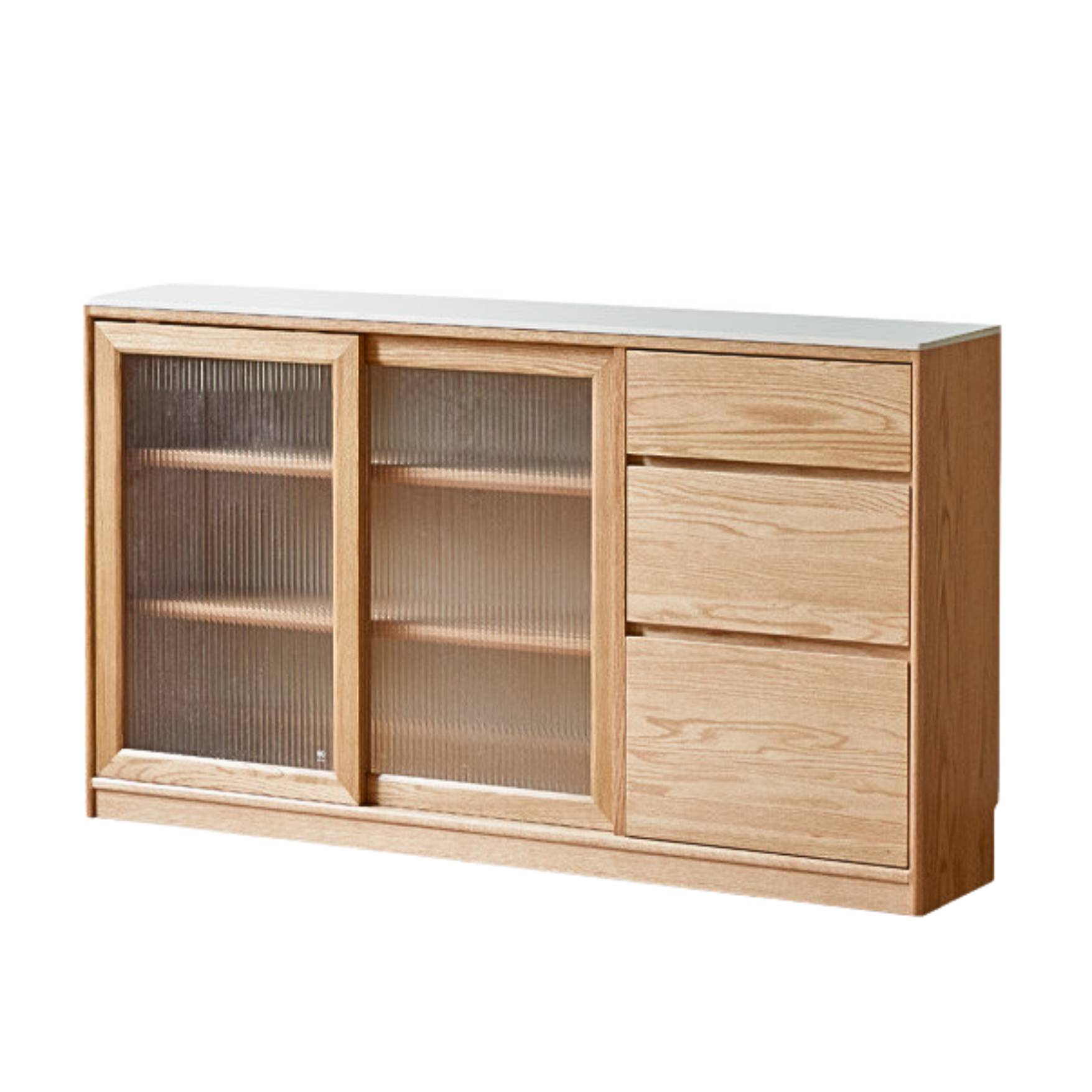 Oak Rock Board Nordic Integrated Ultra-thin Sideboard,