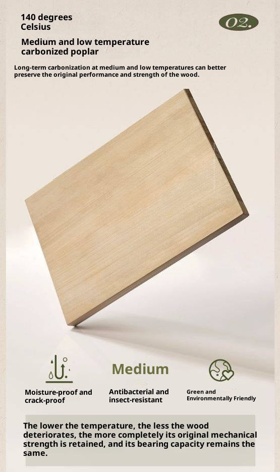 Poplar Solid Wood American Retro Side Cabinet