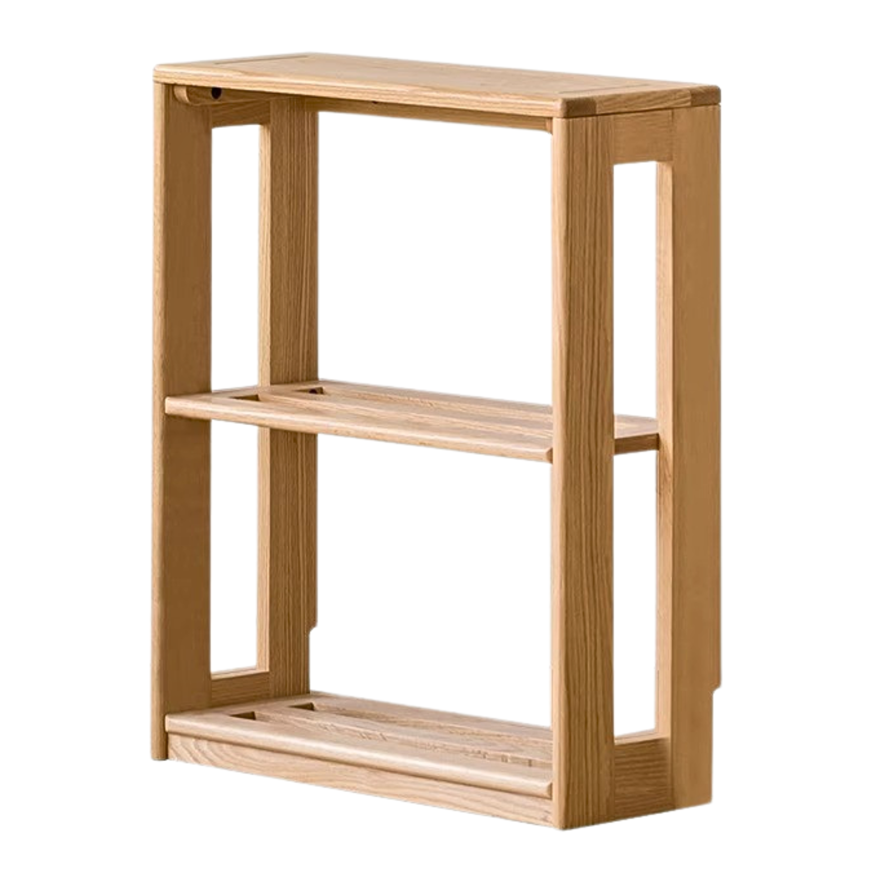 Oak, Beech solid wood children's toy storage bookshelf