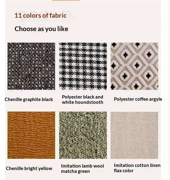 Modern fabric pouf, sofa stool and footrest