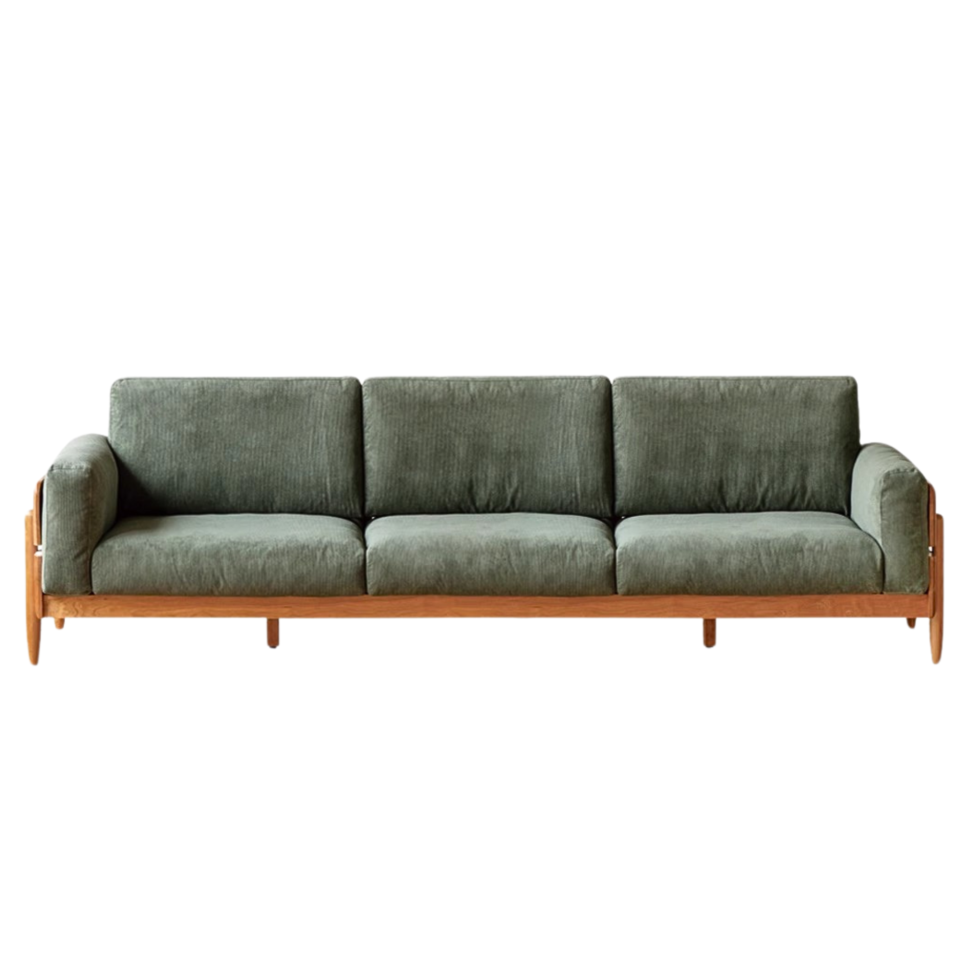 Cherry wood, oak solid wood antique style sofa: