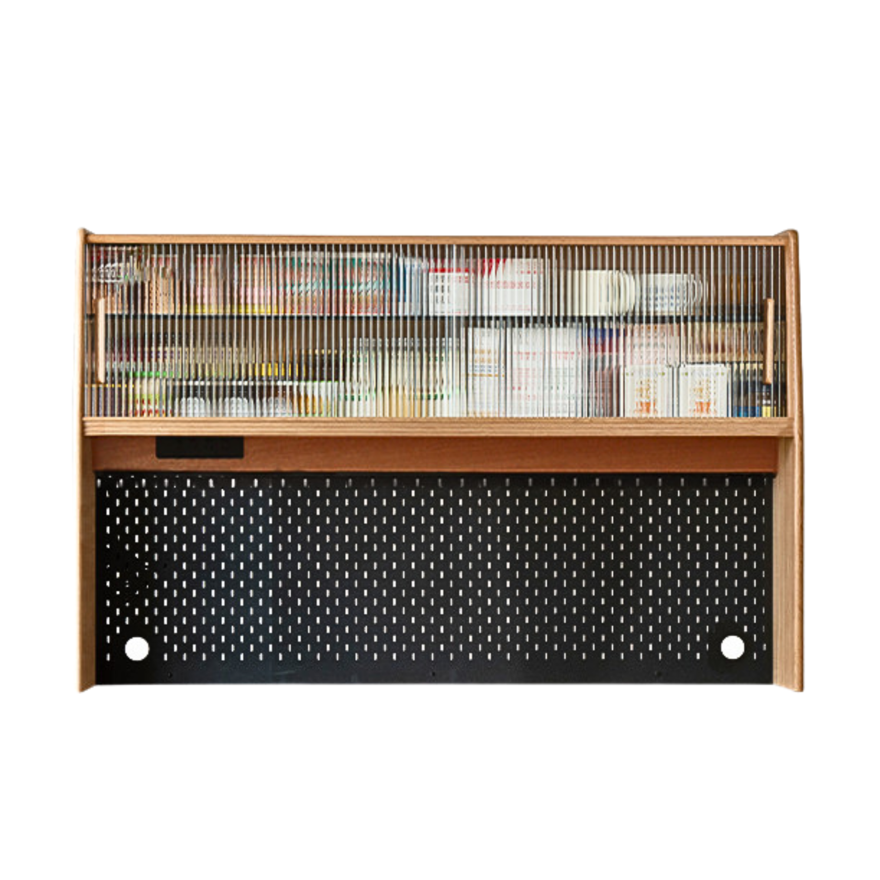 Oak Solid Wood locker multi-functional Sideboard,