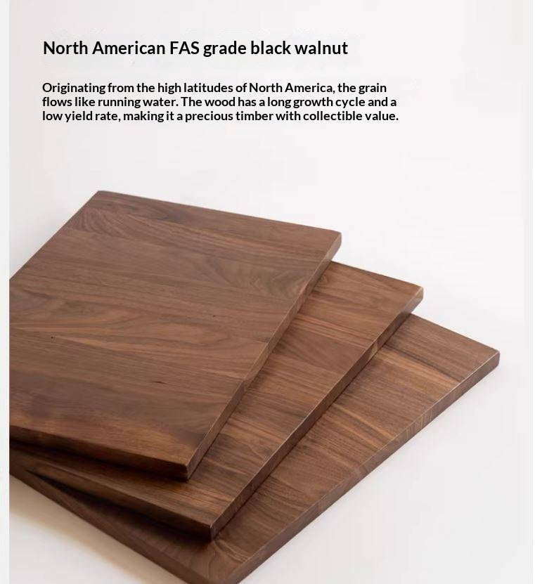 Black Walnut Solid Wood Modern TV Cabinet Locker Integrated.