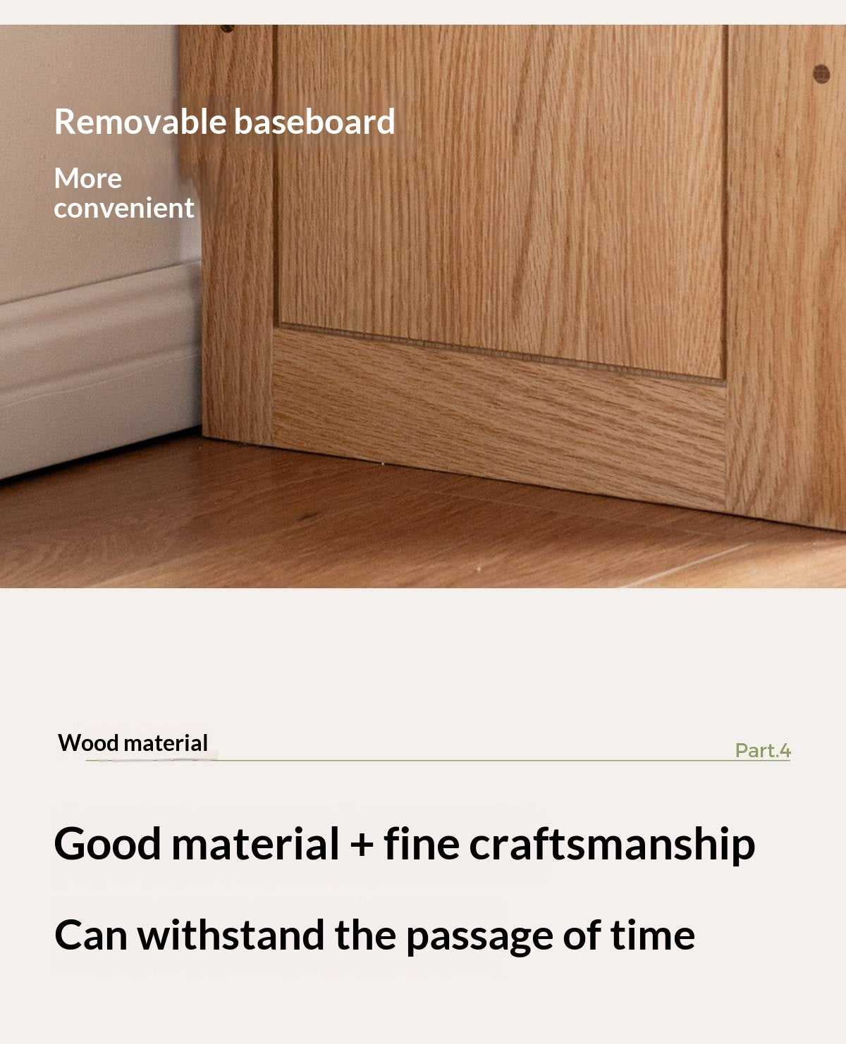 Oak Solid Wood Large Capacity Entryway Shoe Cabinet with Drawers