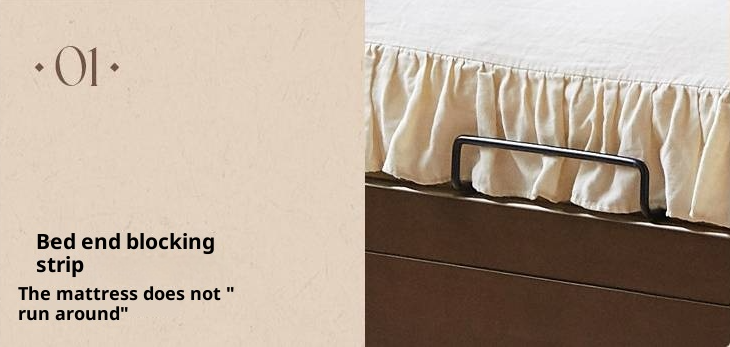 Poplar Solid Wood Box Bed, French Retro Style