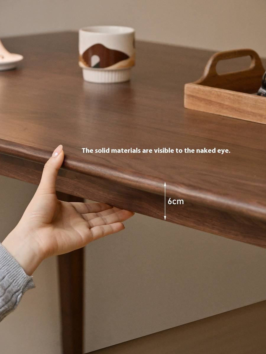 Black Walnut Solid Wood Dining Table