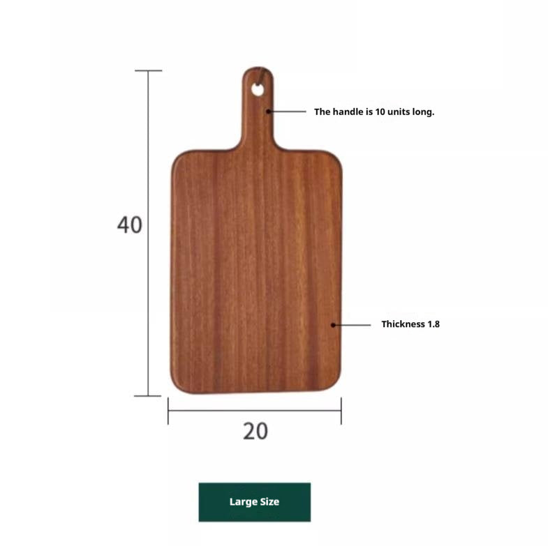 Ebony Wood Chopping Board Antibacterial And Mildew-Proof
