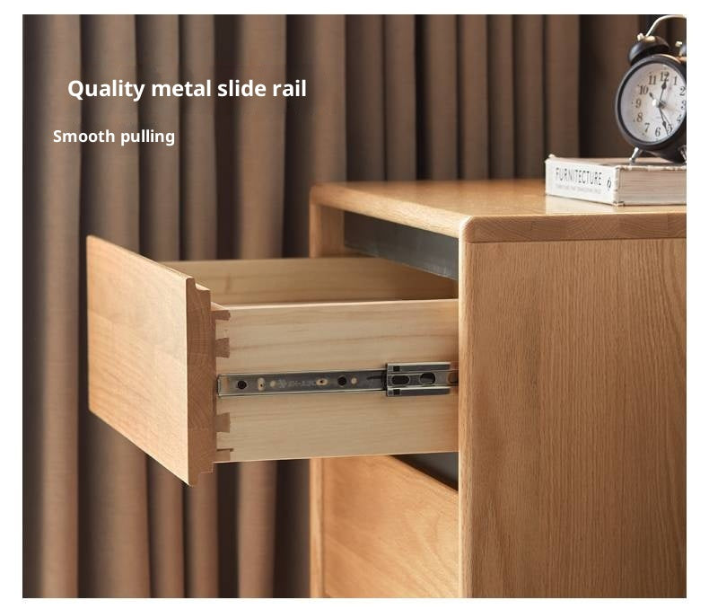 Oak Solid Wood Modern Minimalist Chest of Drawers
