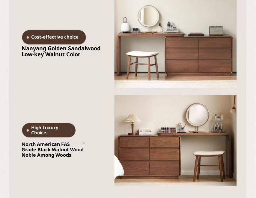 Sandalwood Solid Wood Modern Dressing Table