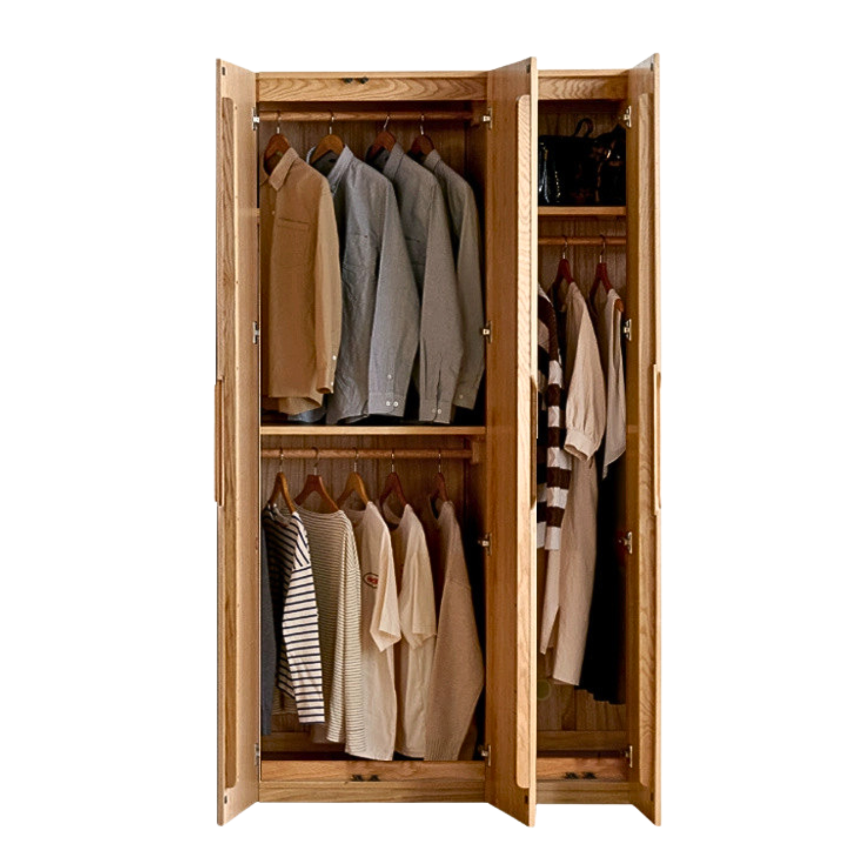 Oak solid wood Wardrobe ::