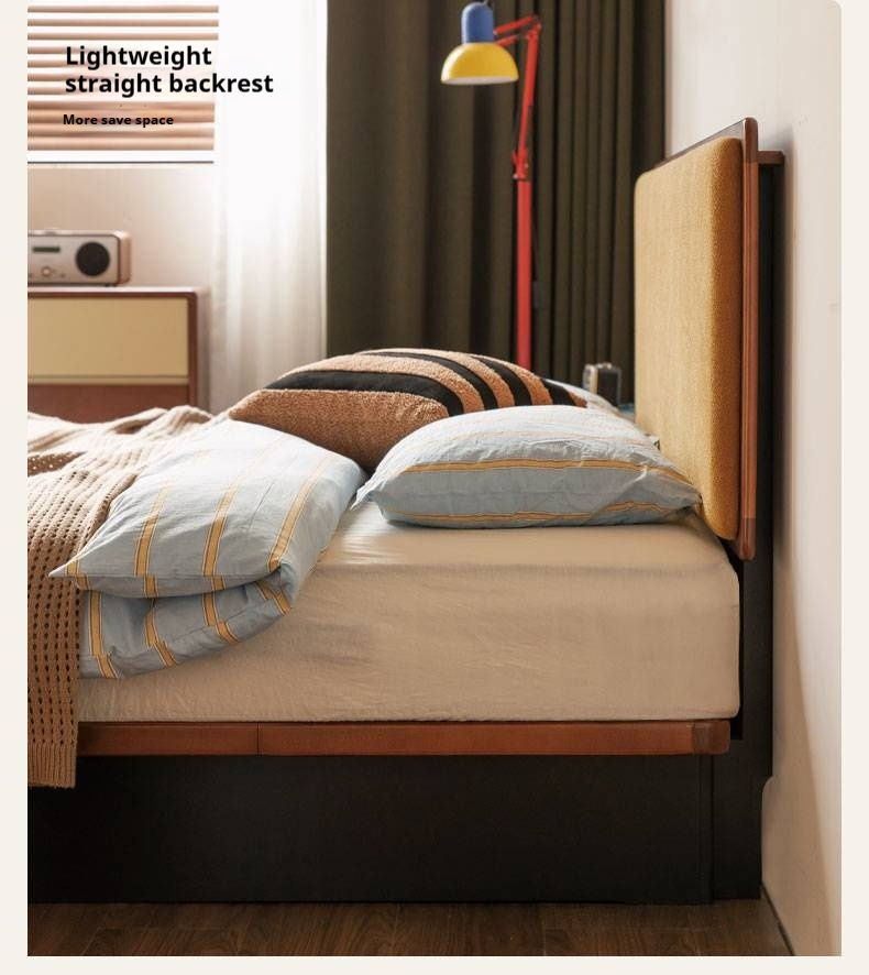 Poplar Solid Wood Soft Suspended Box Bed