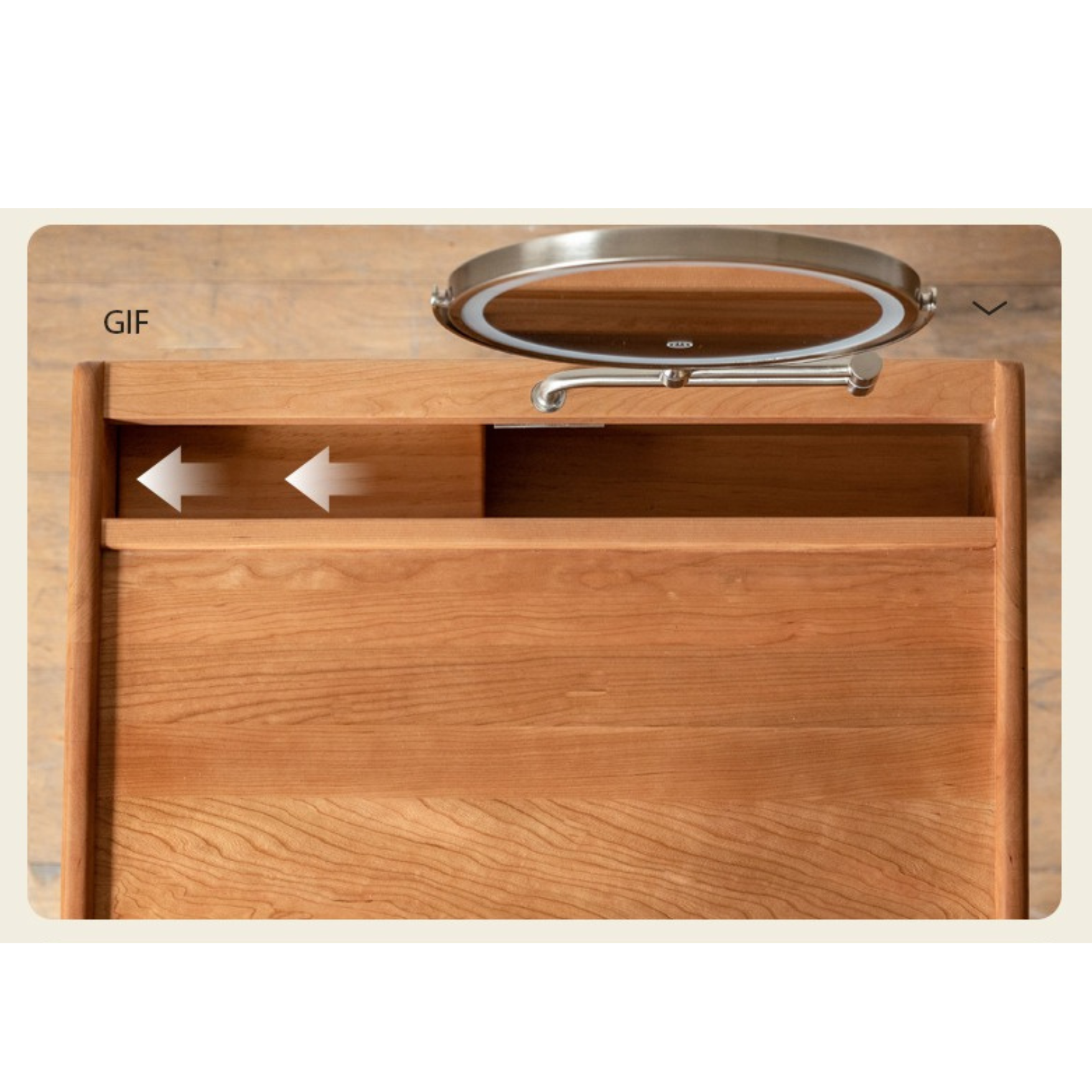 Cherry Solid Wood Small Dressing Table