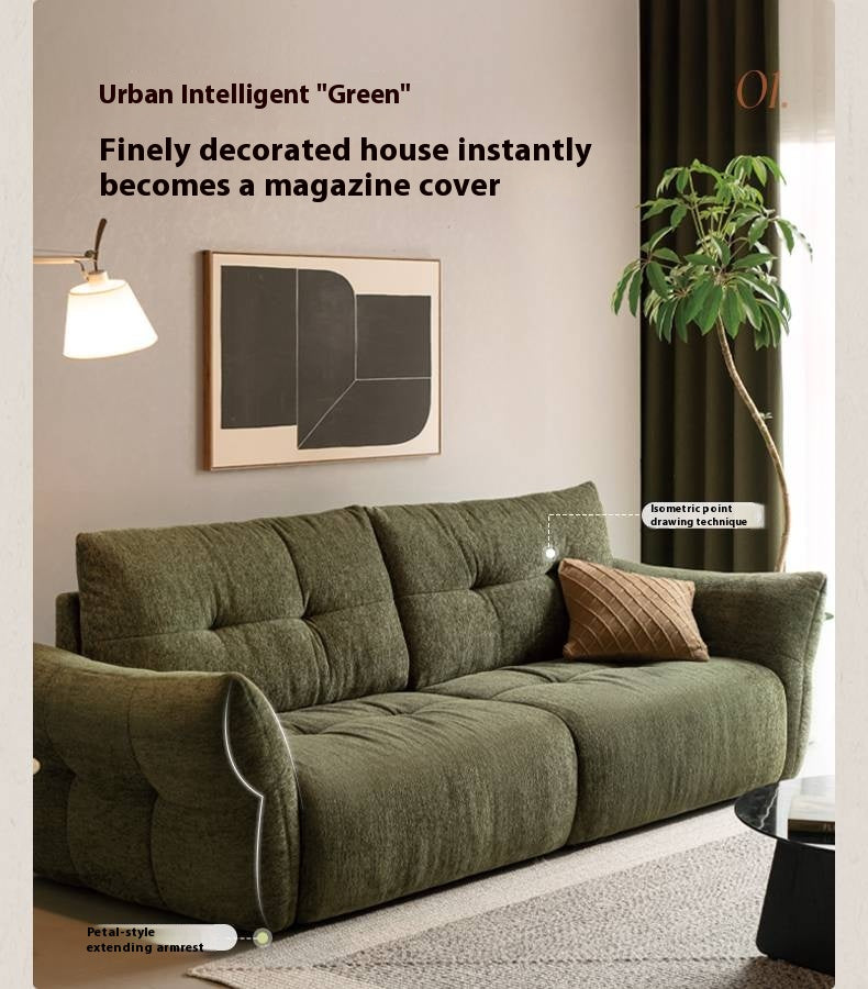 Modern Fabric Fully Removable Washable Pet-Friendly Floor Sofa