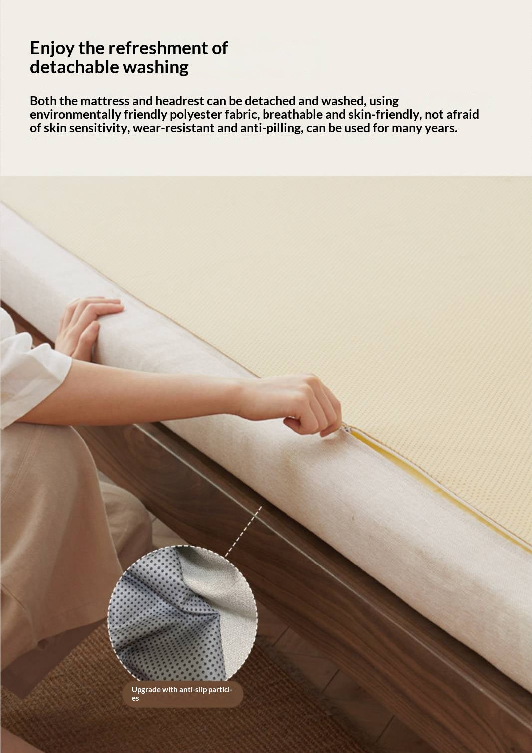 North american black walnut, Ash Solid Wood Single Sleeper Chaise Sofa Bed