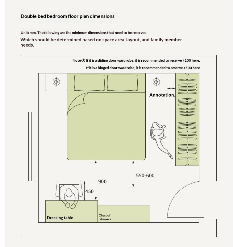 Oak Solid Wood Bed — Modern Minimalist, Genuine Leather Upholstered Bed