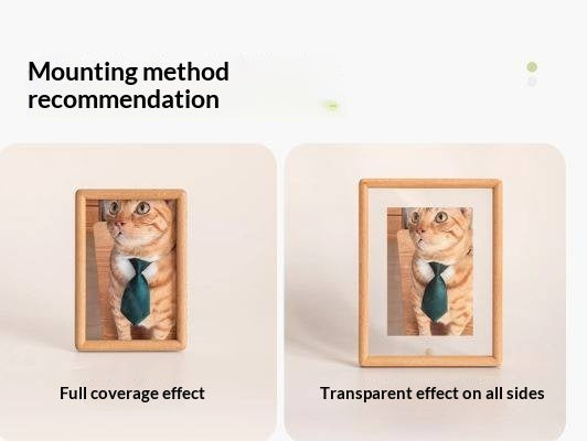 Black Walnut, Beech Solid Wood Photo Frame