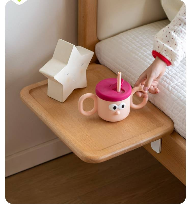 Beech Solid Wood Children's Creative Bedside Storage Rack